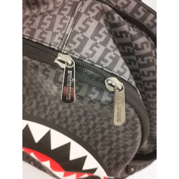 Sprayground Shark Backpack Henny Aiir to The Throne Faux Leather Bag Unisex
